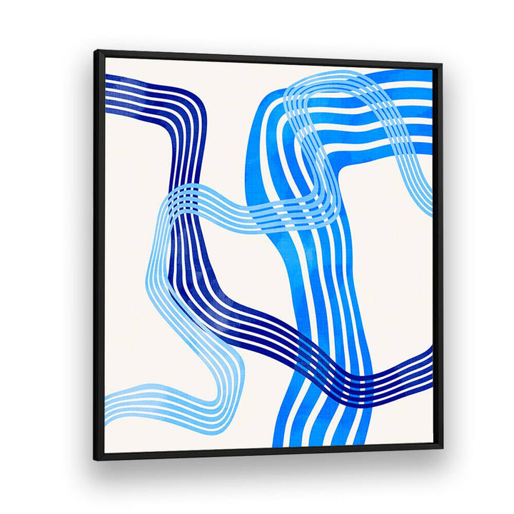 Discover the vibrant BLUE ABSTRACT KOPIE IV, ABSTRACT PAINTINGS by Ana Rut Bre, perfect for any modern decor.