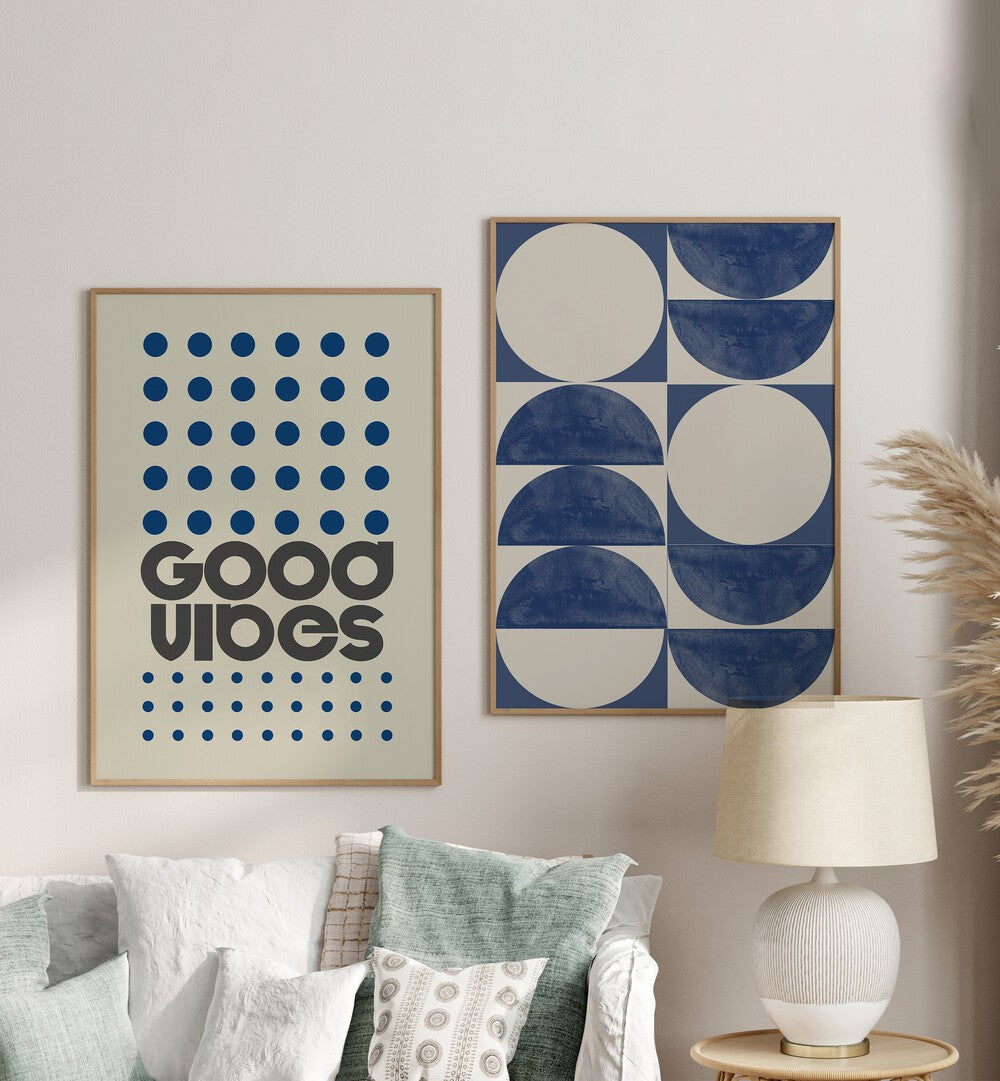 Elevate your space with the BLUE NOSTALGIA GALLERY WALL, GALLERY WALLS featuring serene blue prints.