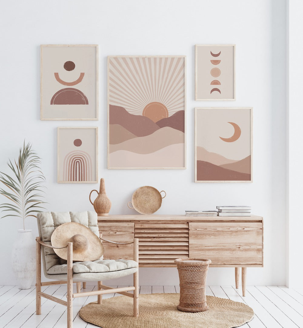 Transform your space with our BOHO GALLERY WALL, featuring stylish framed art for stunning GALLERY WALLS.