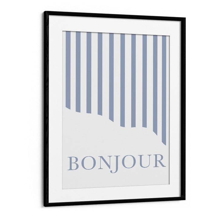 Stylish BONJOUR, QUOTES typography poster by Grace Digital Art Co., perfect for enhancing home or office decor.