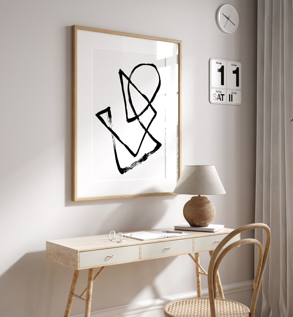Stylish workspace featuring the BOSS LADY GALLERY WALL, GALLERY WALLS that inspires ambition and creativity.