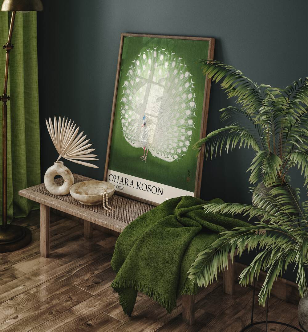 Elegant BOTANICAL MIX GALLERY WALL featuring Ohara Koson print, perfect for stylish GALLERY WALLS in any home.