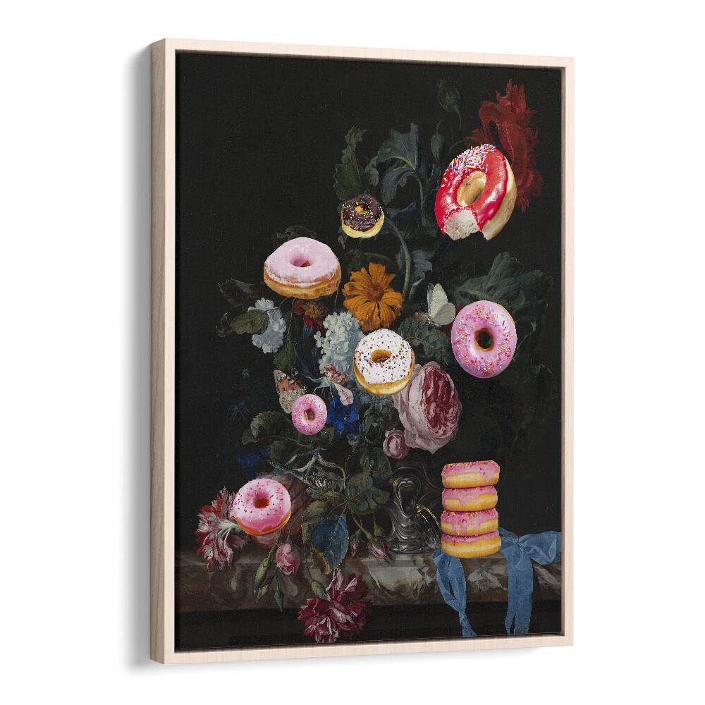 Whimsical BOUQUET OF DONUTS, ALTERED ART PRINTS by The Art Concept adds sweet charm to any space.
