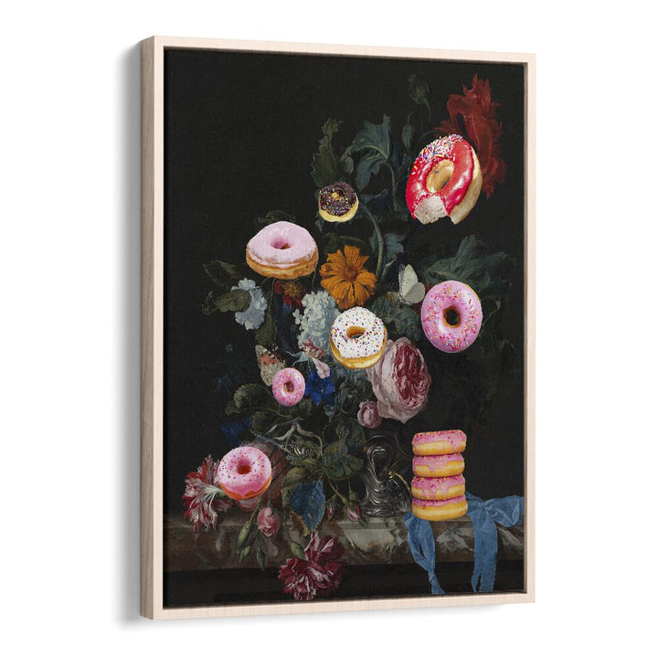 Whimsical BOUQUET OF DONUTS, ALTERED ART PRINTS by The Art Concept adds sweet charm to any space.