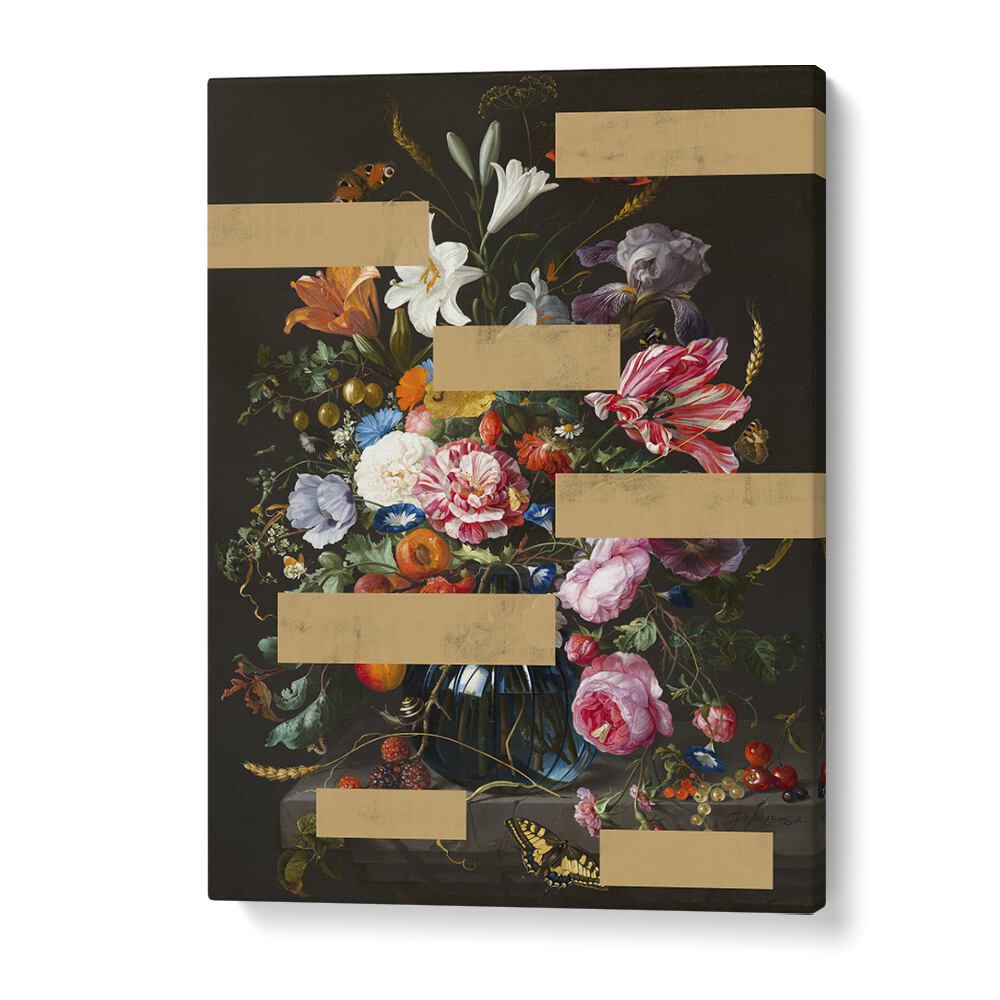 Stunning BOUQUET OF VINTAGE OIL , ALTERED ART PRINTS by The Art Concept, showcasing timeless floral beauty.