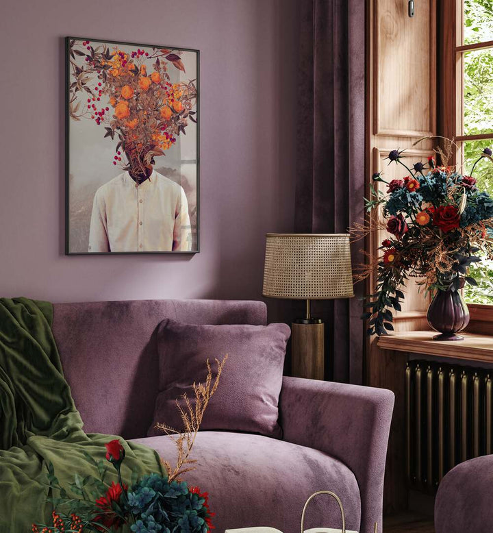 Transform your space with BRIGHT BLOOM, SURREAL ART PRINTS by Frank Moth, featuring vibrant floral imagery.