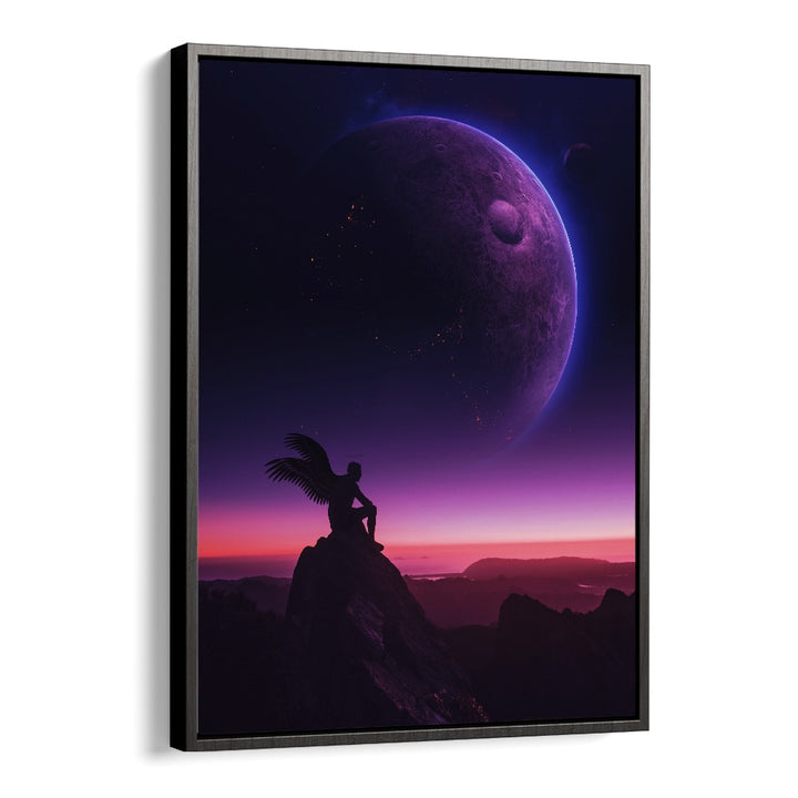 "Explore BROKEN ANGEL, SURREAL ART PRINTS by Ritvik Takkar, a captivating piece for your artistic space."