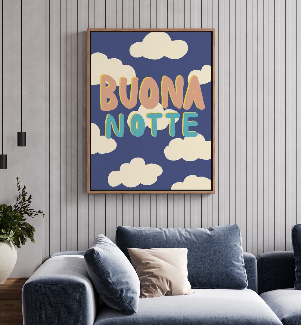 Stylish BUONA NOTTE I, QUOTES poster by Studio Dolci, perfect for adding elegance and motivation to any space.