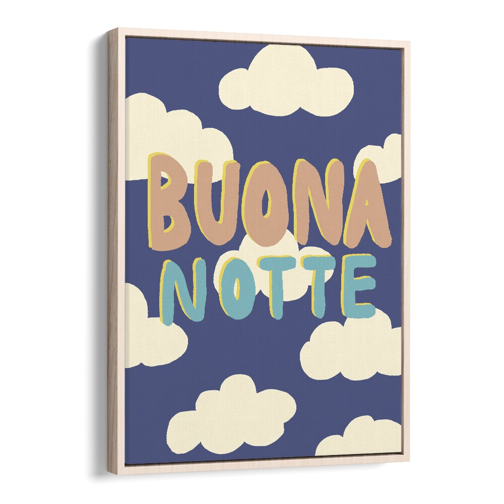 Stylish BUONA NOTTE I, QUOTES typography poster by Studio Dolci adds elegance and motivation to any space.