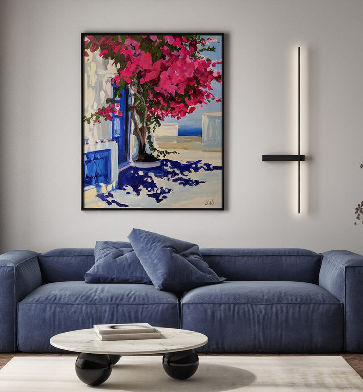 Brighten your space with CABO, FLORAL FLOWER PAINTINGS featuring vibrant pink florals and elegant brushstrokes.