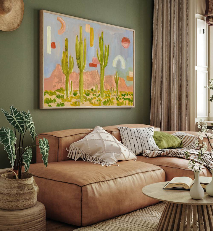 CACTI , LANDSCAPE PAINTINGS