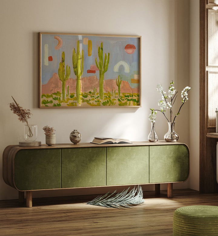 CACTI , LANDSCAPE PAINTINGS