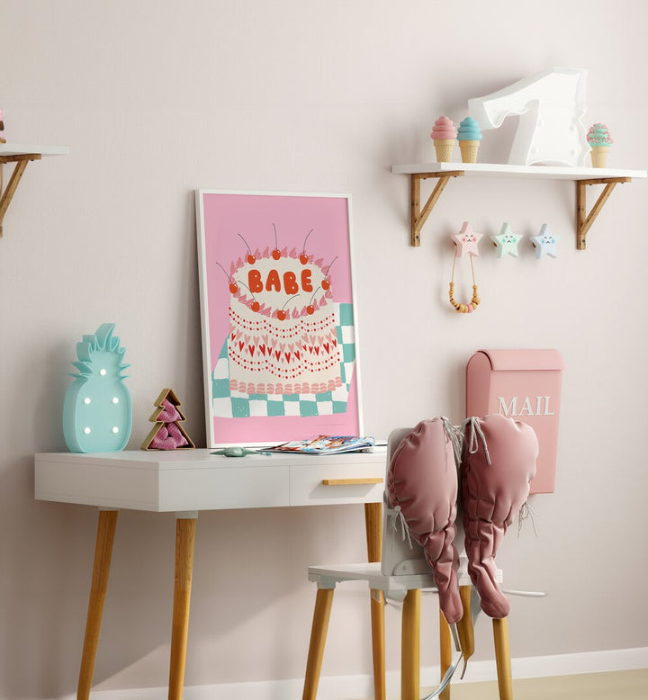 Brighten your room with CAKE, FASHION POSTERS that blend modern style and delightful cake artistry perfectly.