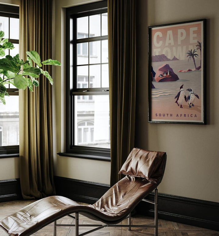 Vintage CAPE TOWN SOUTH AFRICA, TRAVEL POSTERS add charm to any space, celebrating the beauty of this iconic destination.