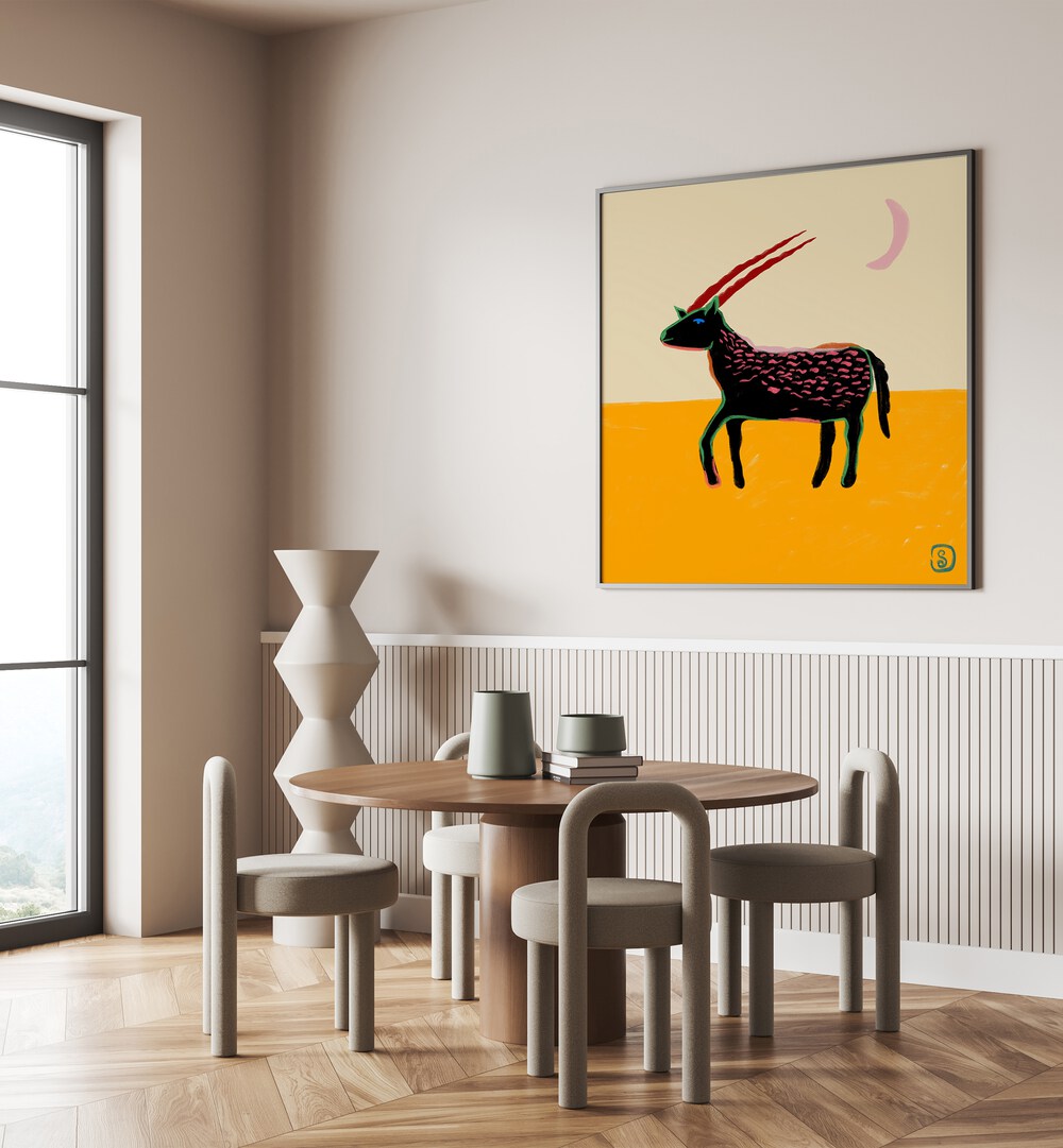 Decorate your space with the vibrant CAPRICORN III, ZODIAC poster, perfect for astrology lovers.