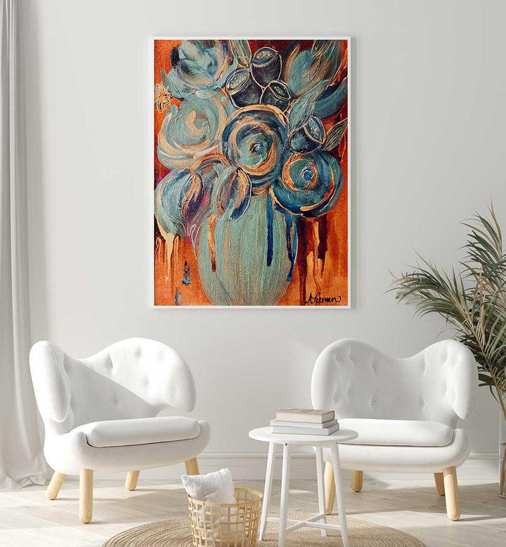 Vibrant CARIBBEAN BLOOMS, FLORAL FLOWER PAINTINGS enhance any space with elegance and nature's beauty.