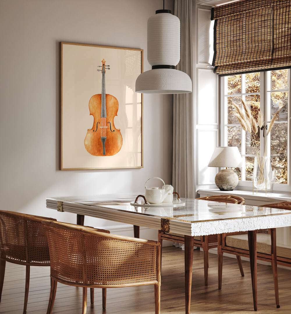 CELLO, MUSIC POSTERS featuring a stunning artwork by Florent Bodart, perfect for music and art enthusiasts.