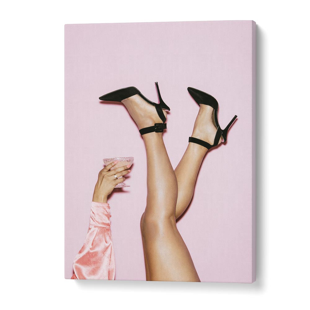 Cheers Peaches Fashion Posters showcase stylish legs and heels, perfect for adding a chic touch to your home décor.