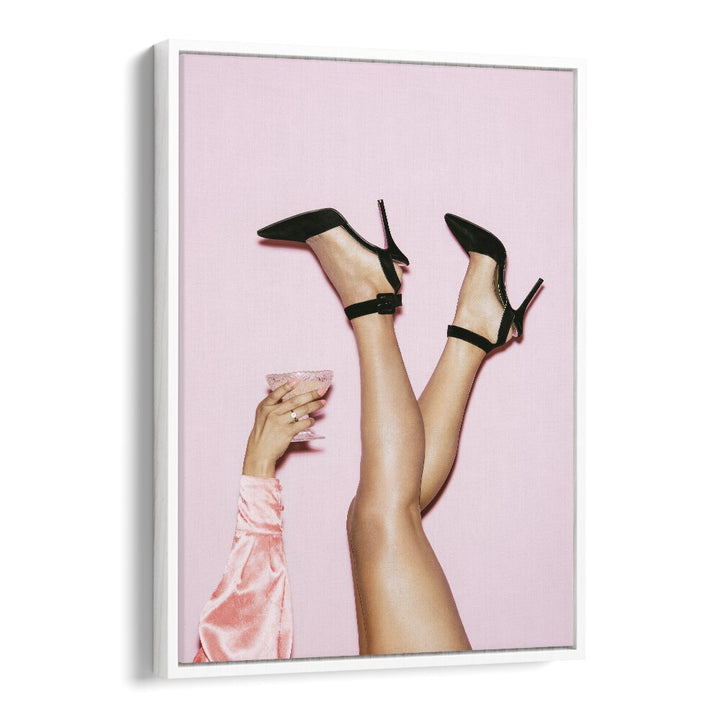 Cheers Peaches Fashion Posters elegantly showcase femininity, perfect for transforming your space with Asian Monk's art.