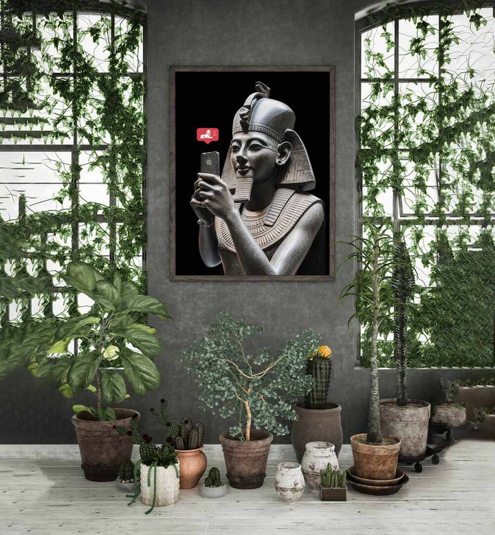 Stunning CHILL RAMSES, ALTERED ART PRINTS by DIKHOTOMY blends traditional and contemporary design in stylish decor.
