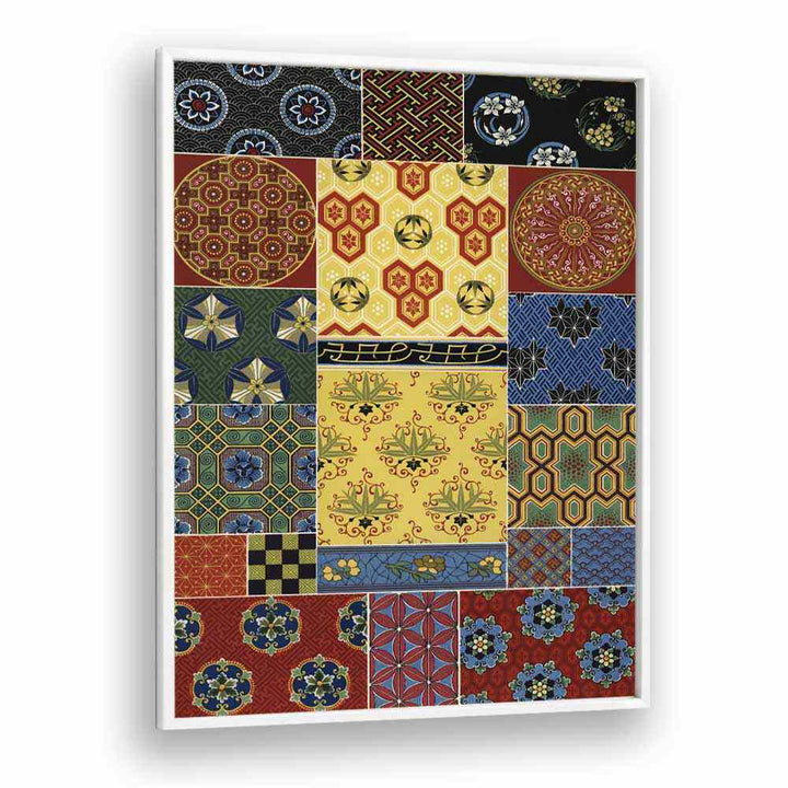 Elegant CHINESE - JAPANESE PATTERN, JAPANESE PAINTINGS art print showcasing vibrant East Asian designs and colors.