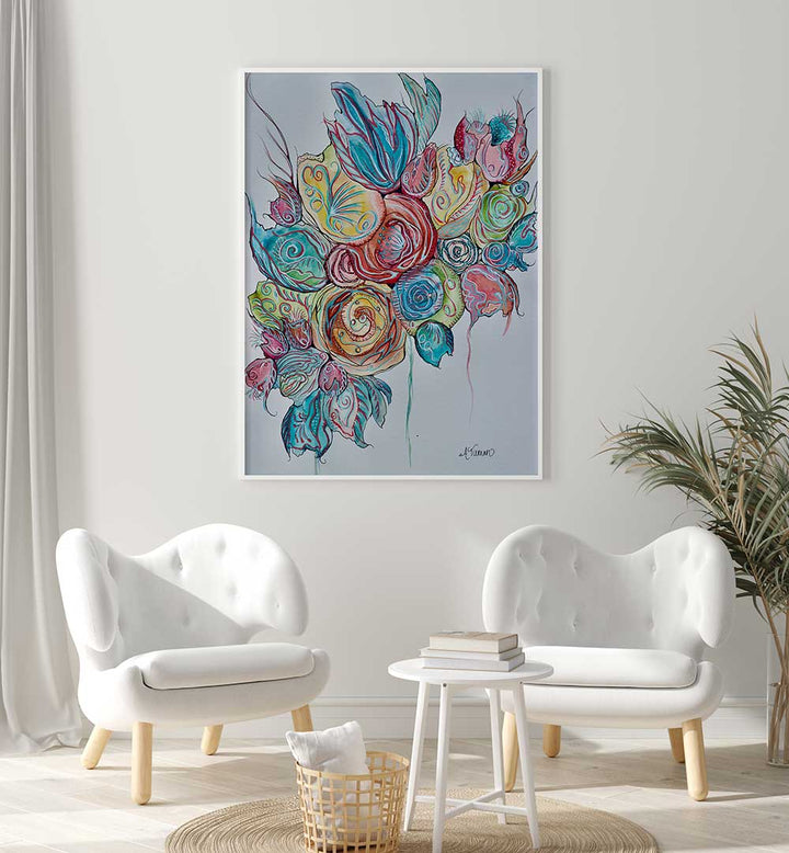 Vibrant COASTAL BLOOMS, FLORAL FLOWER PAINTINGS enhance your space with stunning flower artistry and color.