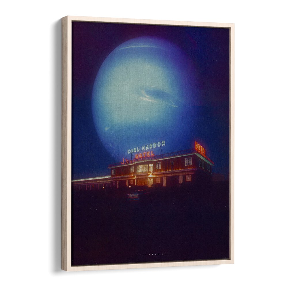 Captivating COOL MOTEL, SURREAL ART PRINTS by Space Rocket Art, perfect for transforming your living space.