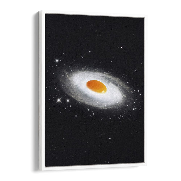 COSMIC EGG, SURREAL ART PRINTS by Vertigo Artography, featuring a vibrant cosmic egg in a stellar backdrop.