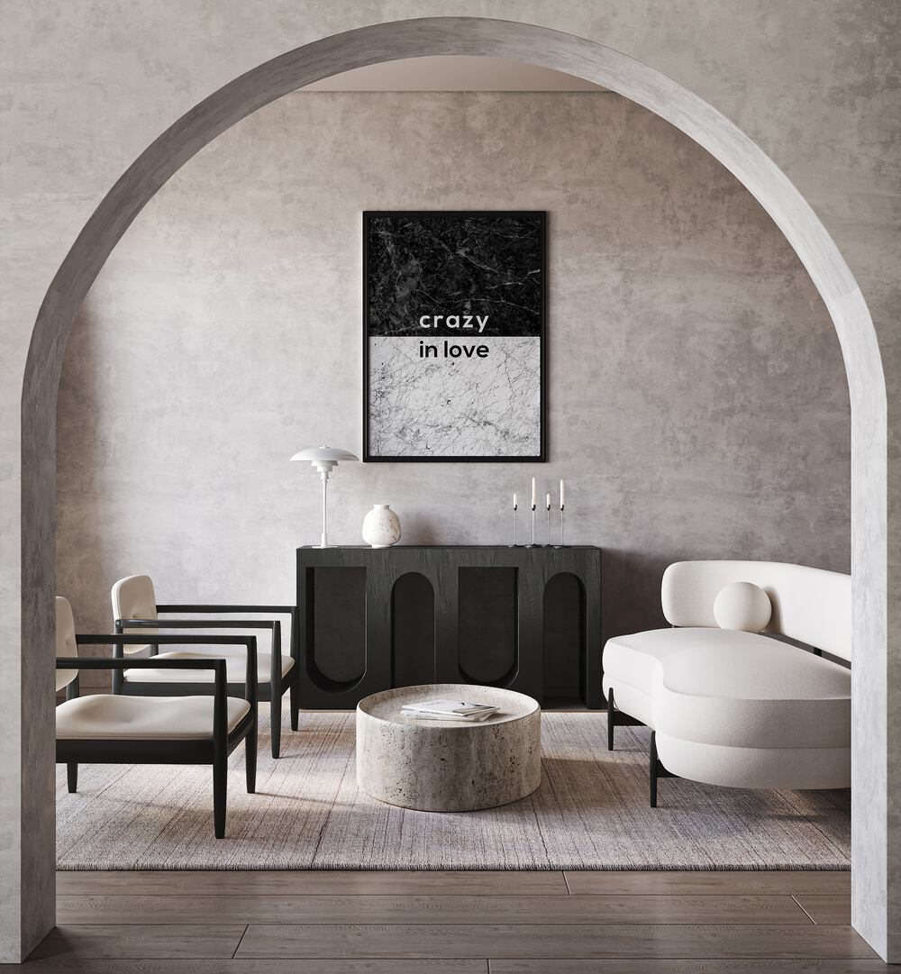 Transform your space with the CRAZY IN LOVE QUOTE, QUOTES by Orara Studio, a perfect blend of art and inspiration.