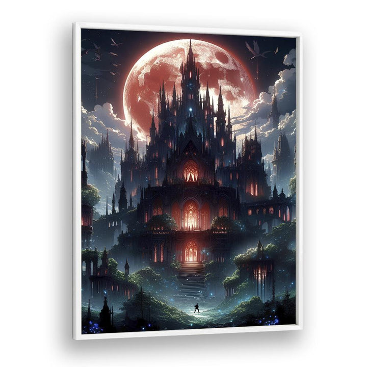 Experience the enchanting Castle of Nightmares, surreal art prints by Ritvik Takkar, blending reality and imagination.