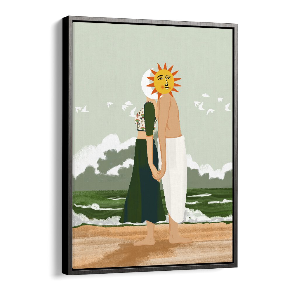 Experience the beauty of CELESTIAL UNION, LANDSCAPE PAINTINGS by Uma Gokhale, perfect for elevating your space.