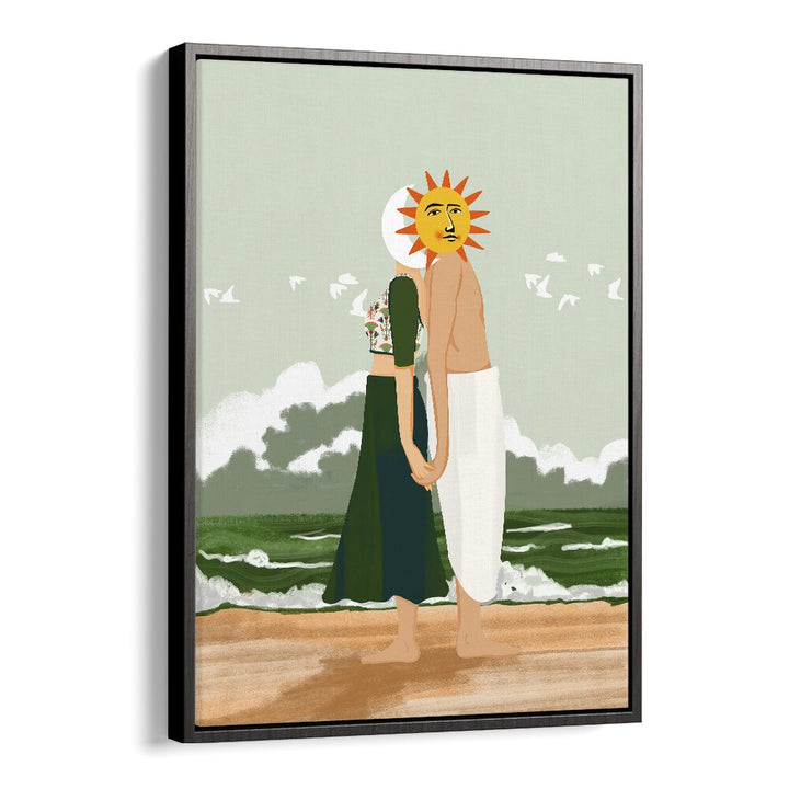 Experience the beauty of CELESTIAL UNION, LANDSCAPE PAINTINGS by Uma Gokhale, perfect for elevating your space.