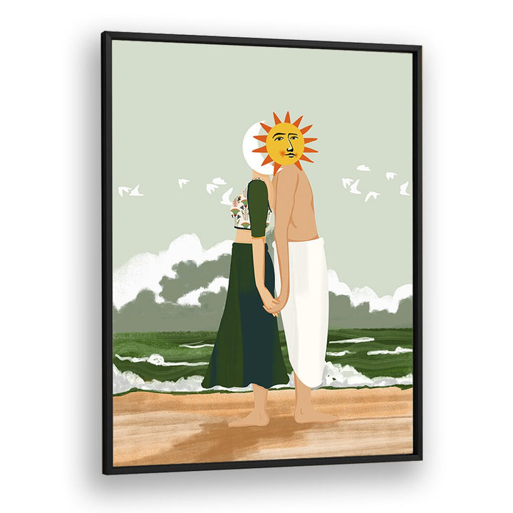 Explore the CELESTIAL UNION, LANDSCAPE PAINTINGS by Uma Gokhale, blending beauty and creativity for your home.