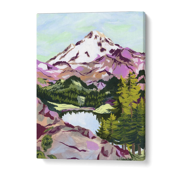 Breathtaking Chain Lakes, landscape paintings by Sarah Gesek, perfect for transforming your living space with elegance.