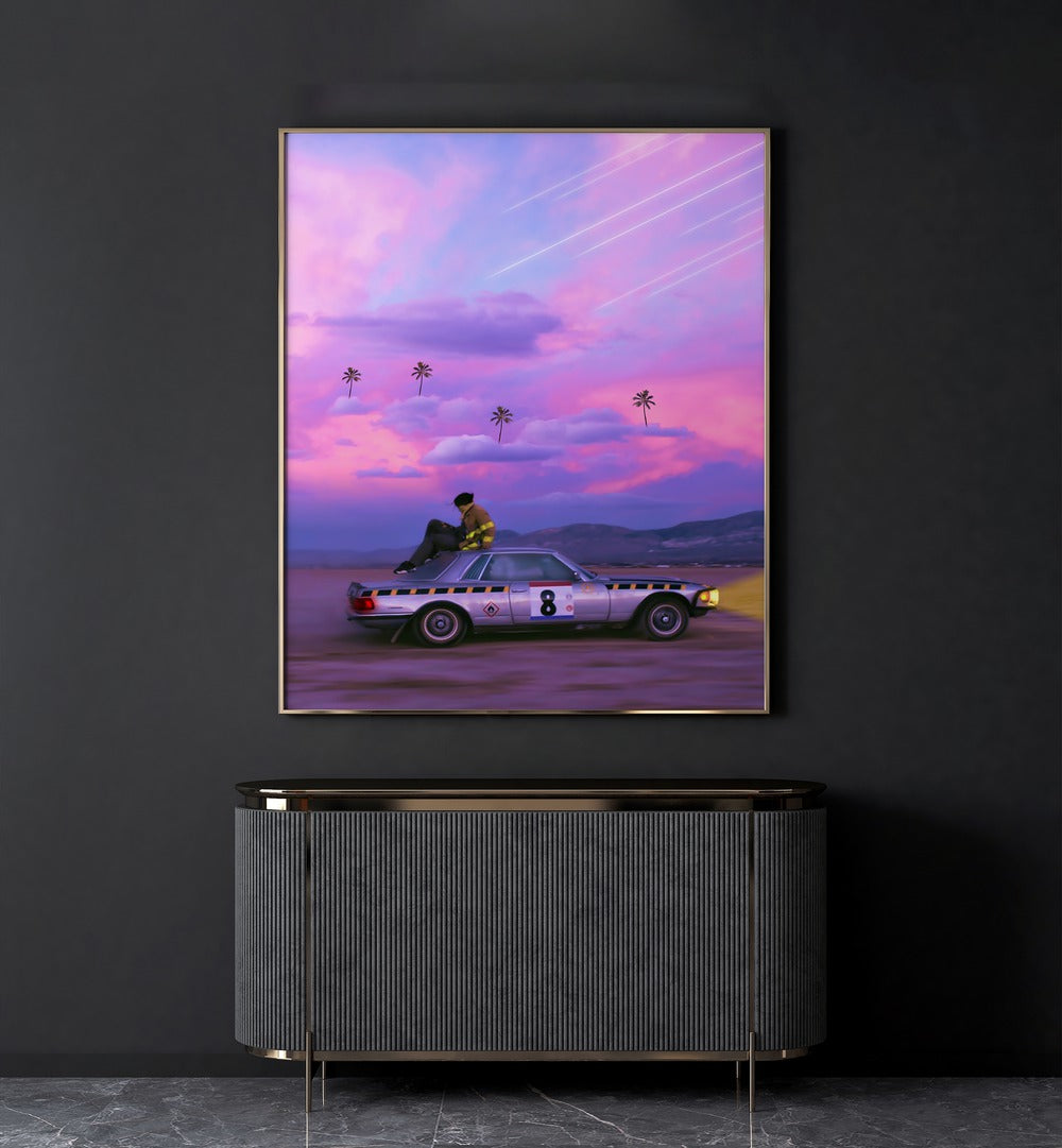Experience dreamlike beauty with CHASING PARADISE, SURREAL ART PRINTS by Ritvik Takkar, perfect for your decor.