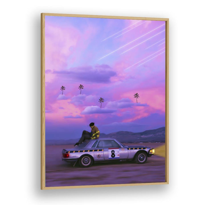 Explore dreamlike beauty with CHASING PARADISE, SURREAL ART PRINTS by Ritvik Takkar, a striking addition to any decor.