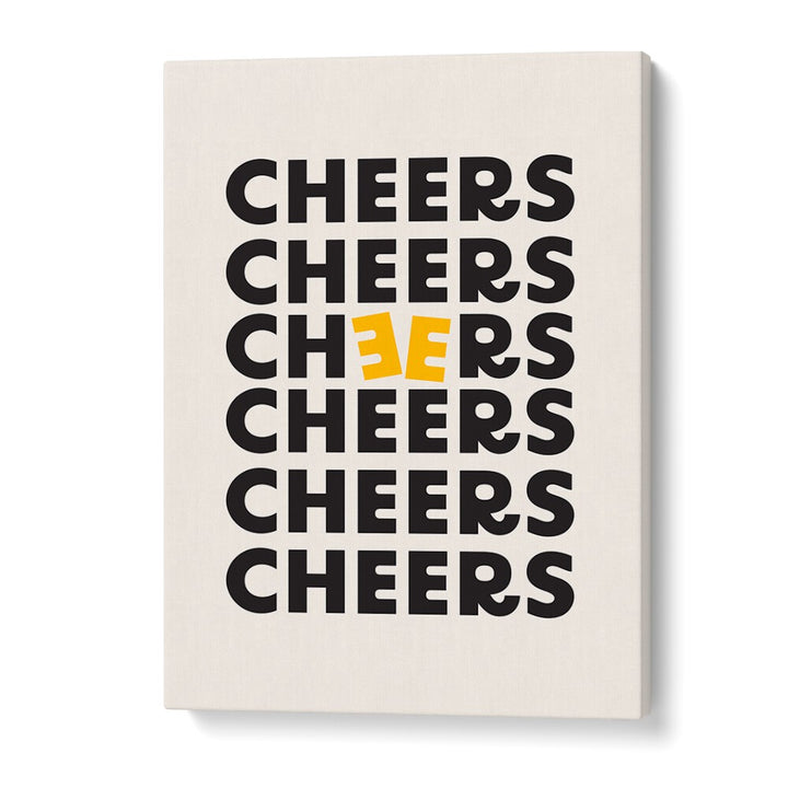Stylish CHEERS, QUOTES poster for inspiring home decor, perfect for uplifting any space.