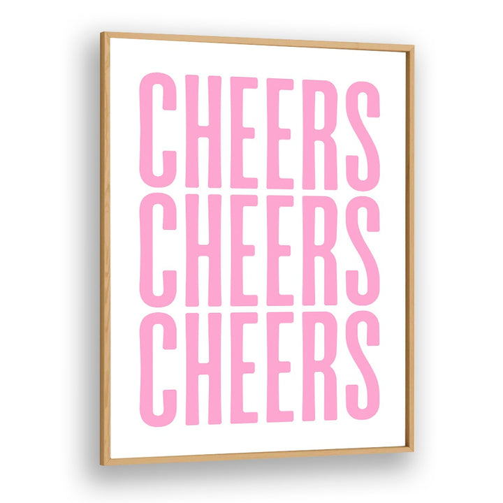 Bright "CHEERS, BAR" art print by Athene Fritsch, perfect for adding vibrancy to your cafe or home decor.