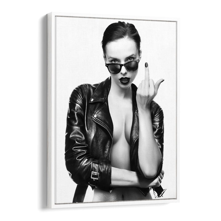 Bold and striking, "CHERRY BOMB, PHOTOGRAPHY PRINTS" by David Drake embodies edgy fashion and artistic flair.