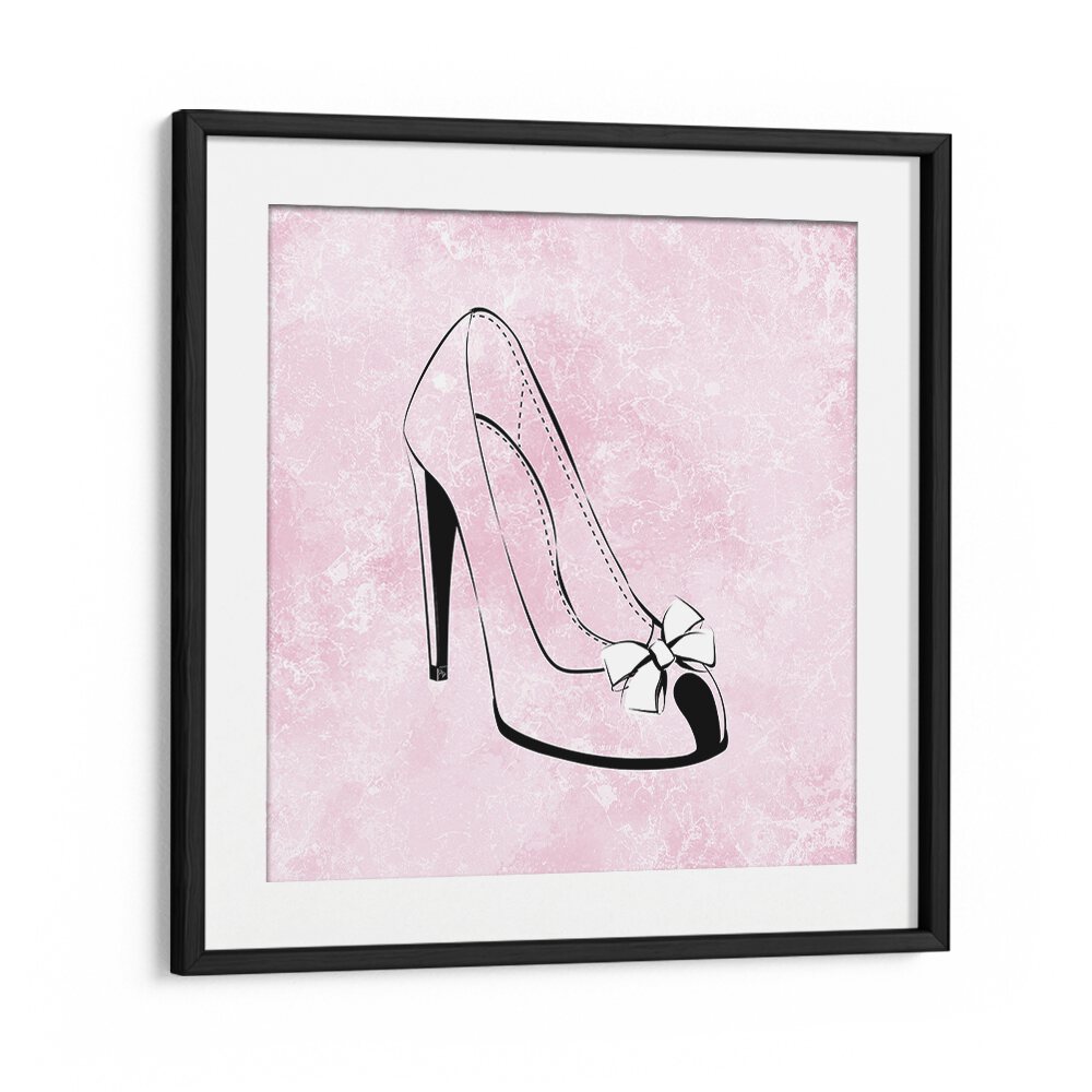 Cinderella fashion poster featuring elegant high heel design, perfect for modern interiors. Enhance your space stylishly!
