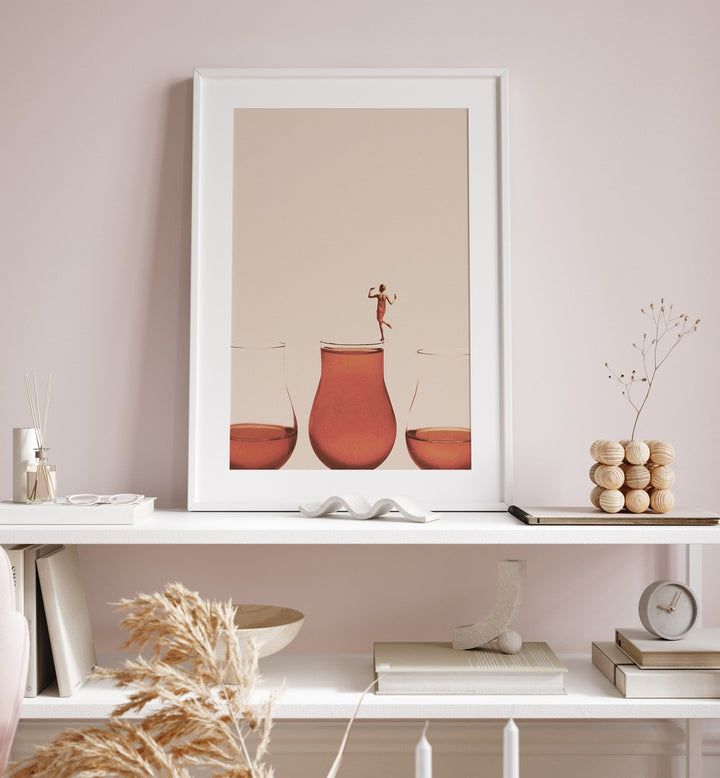 Framed art depicting COCKTAILS from the Cocktails & Coffee Gallery Wall, enhancing any stylish interior space.