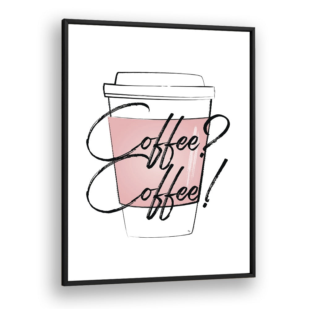Stylish COFFEE COFFEE, BAR art print by Martina to enhance your café or home decor. Perfect for coffee lovers!