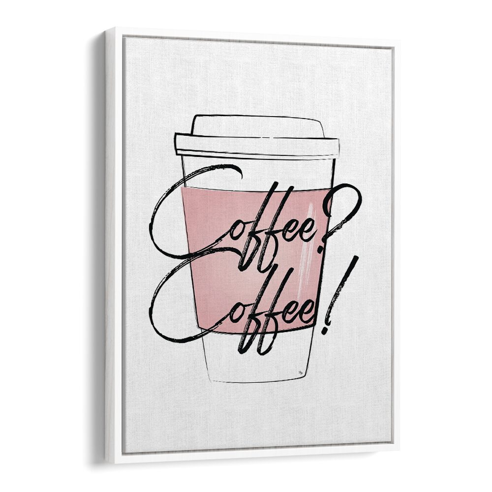 Stylish COFFEE COFFEE, BAR art print by Martina, perfect for enhancing your café or personal coffee space.