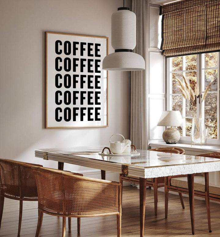 Transform your space with COFFEE, QUOTES typography posters by Athene Fritsch, perfect for coffee lovers.