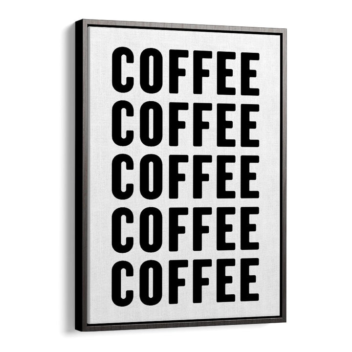 Stylish COFFEE, QUOTES typography poster by Athene Fritsch, perfect for coffee lovers seeking inspiration.
