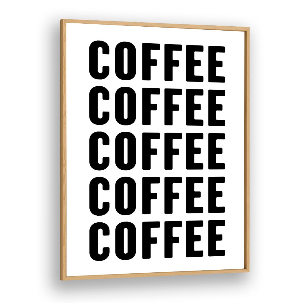 Stylish COFFEE, QUOTES typography poster by Athene Fritsch, perfect for inspiring coffee lovers' spaces.