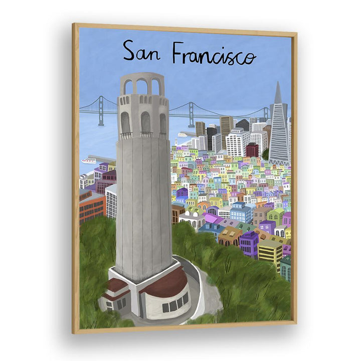Transform your space with COIT TOWER, TRAVEL POSTERS showcasing San Francisco's iconic beauty by Carla Daly.