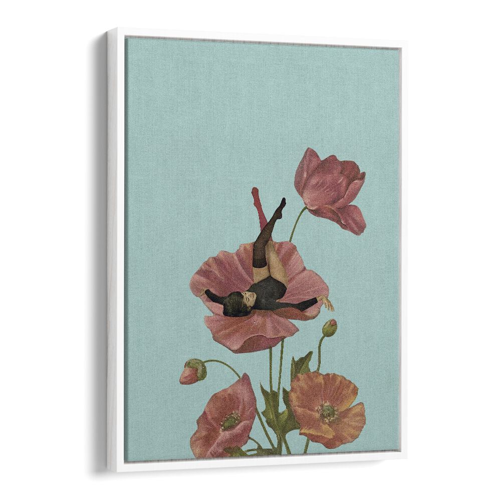 Colourful Dreamer, portraits showcasing a woman amidst vibrant flowers, reflecting creativity and femininity.