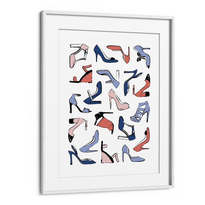 Stylish COLOURFUL HEELS, FASHION POSTERS by Martina Fashion add vibrant elegance to your decor. Perfect for fashion lovers!