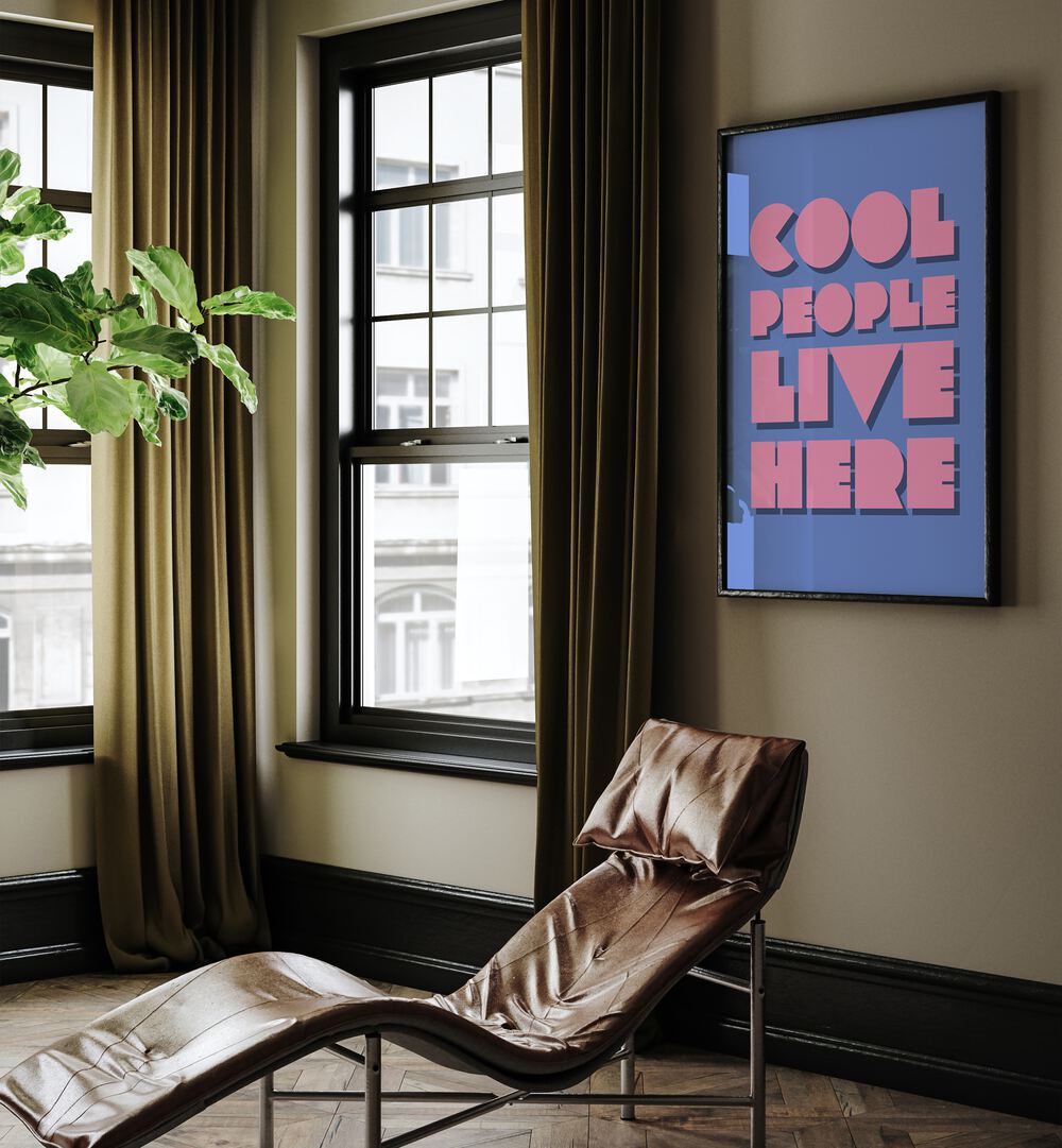 Transform your space with the COOL PEOPLE, QUOTES poster by Athene Fritsch, perfect for creative environments.